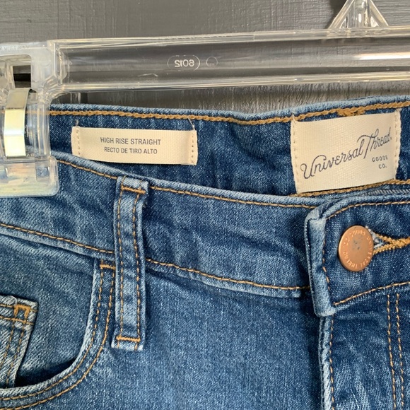 Universal Thread High Rise Straight Jeans - Picture 3 of 6